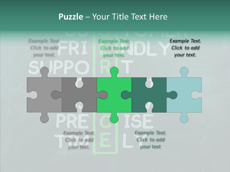 Help Service Manager PowerPoint Template