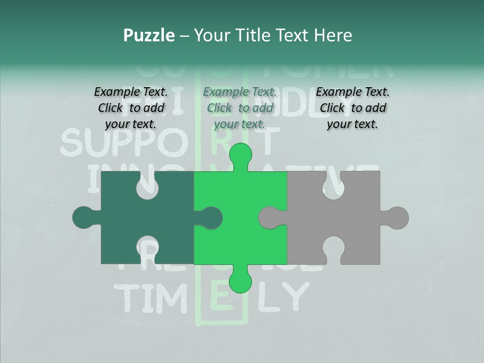 Help Service Manager PowerPoint Template