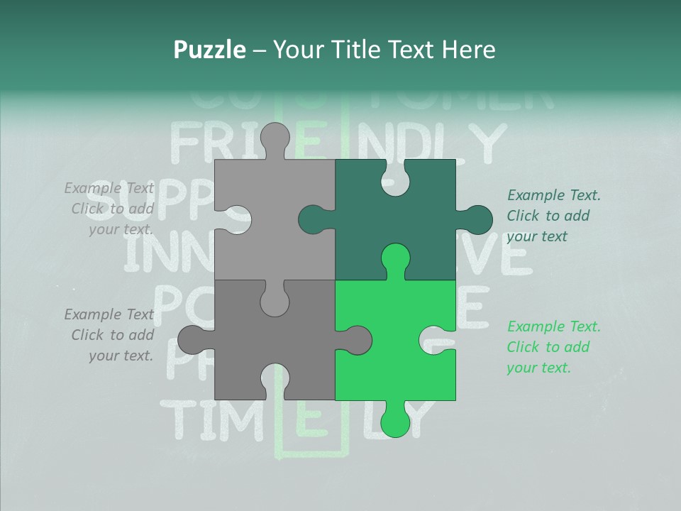 Help Service Manager PowerPoint Template
