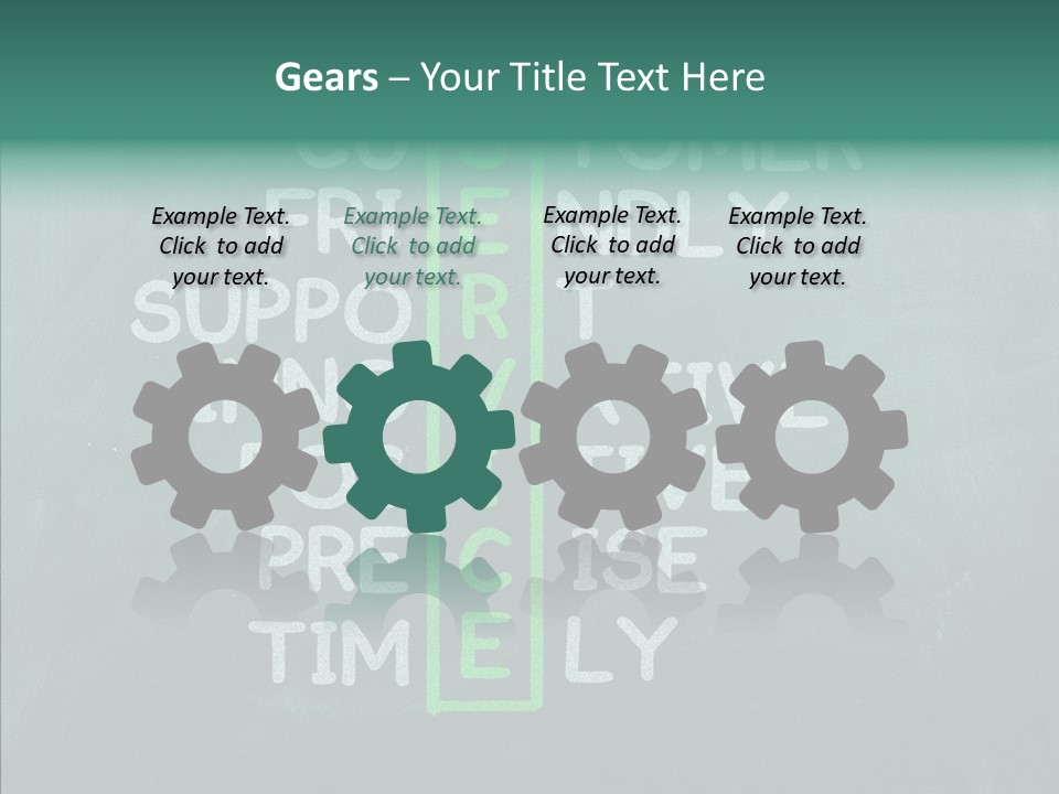 Help Service Manager PowerPoint Template