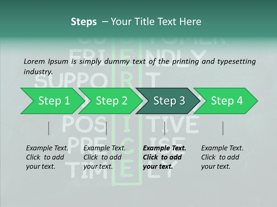 Help Service Manager PowerPoint Template