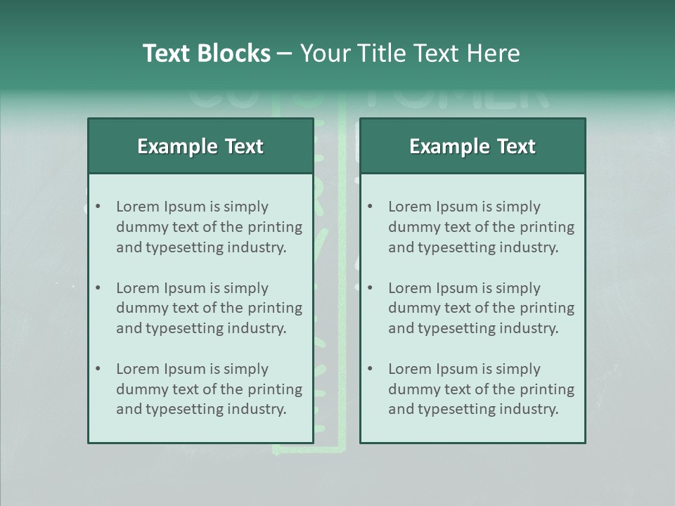 Help Service Manager PowerPoint Template