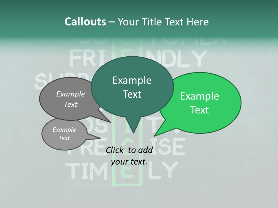 Help Service Manager PowerPoint Template