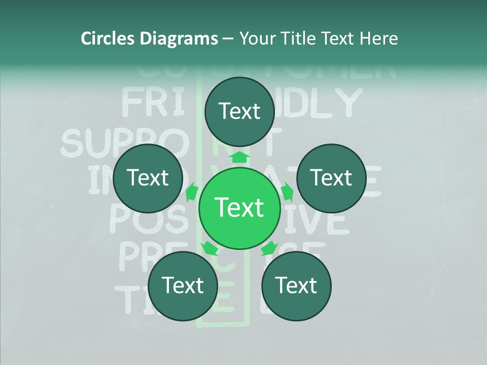 Help Service Manager PowerPoint Template