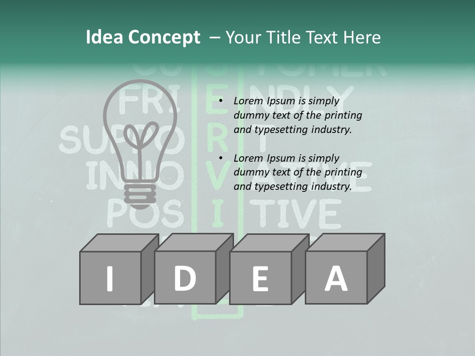 Help Service Manager PowerPoint Template