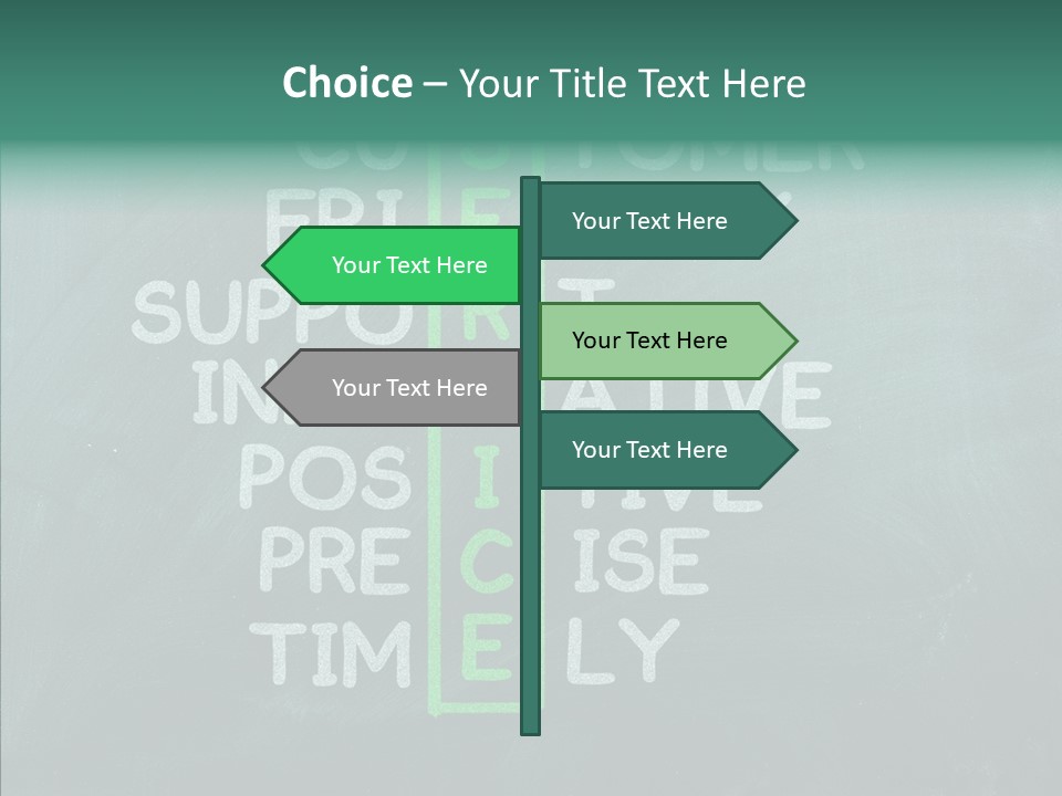 Help Service Manager PowerPoint Template