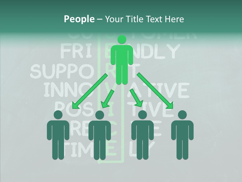 Help Service Manager PowerPoint Template