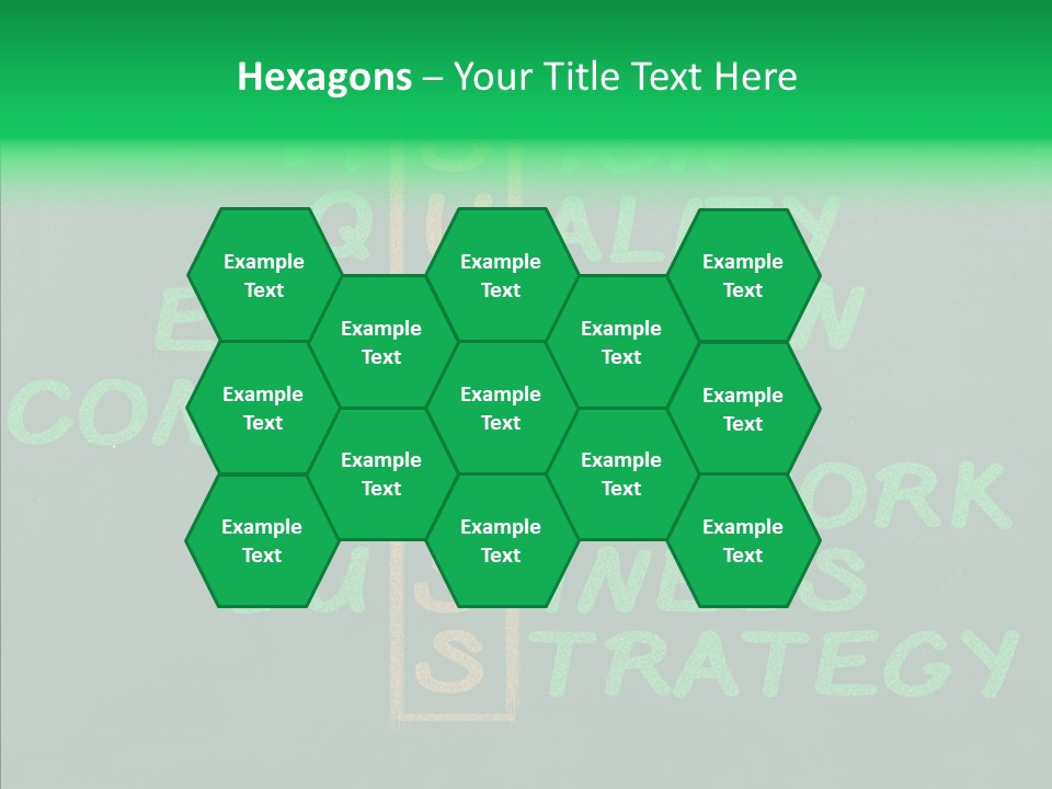 Green Ideas White PowerPoint Template