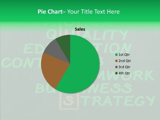 Green Ideas White PowerPoint Template