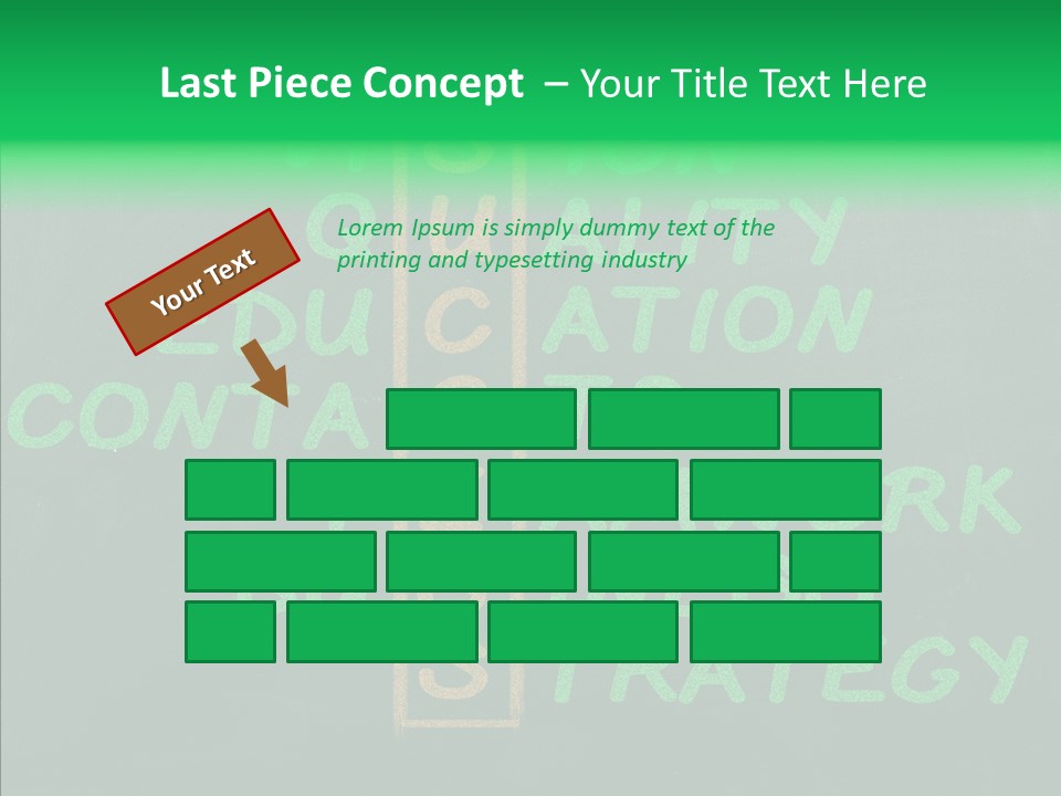Green Ideas White PowerPoint Template
