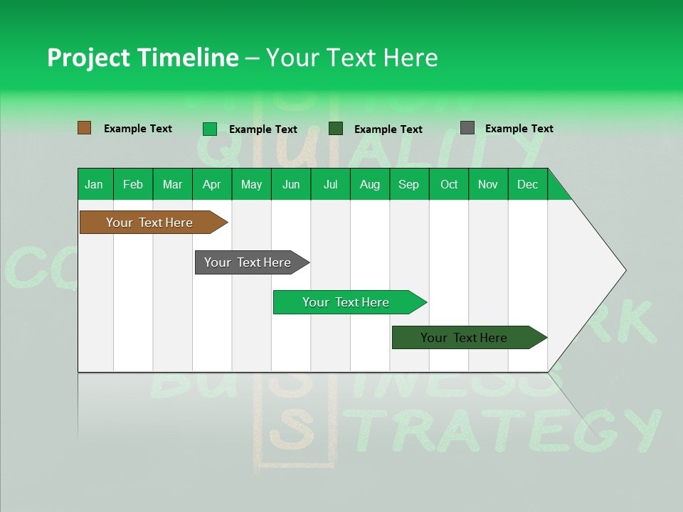 Green Ideas White PowerPoint Template