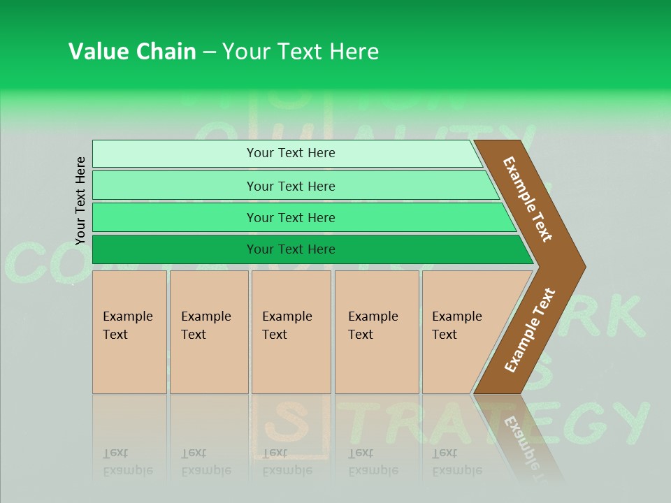 Green Ideas White PowerPoint Template