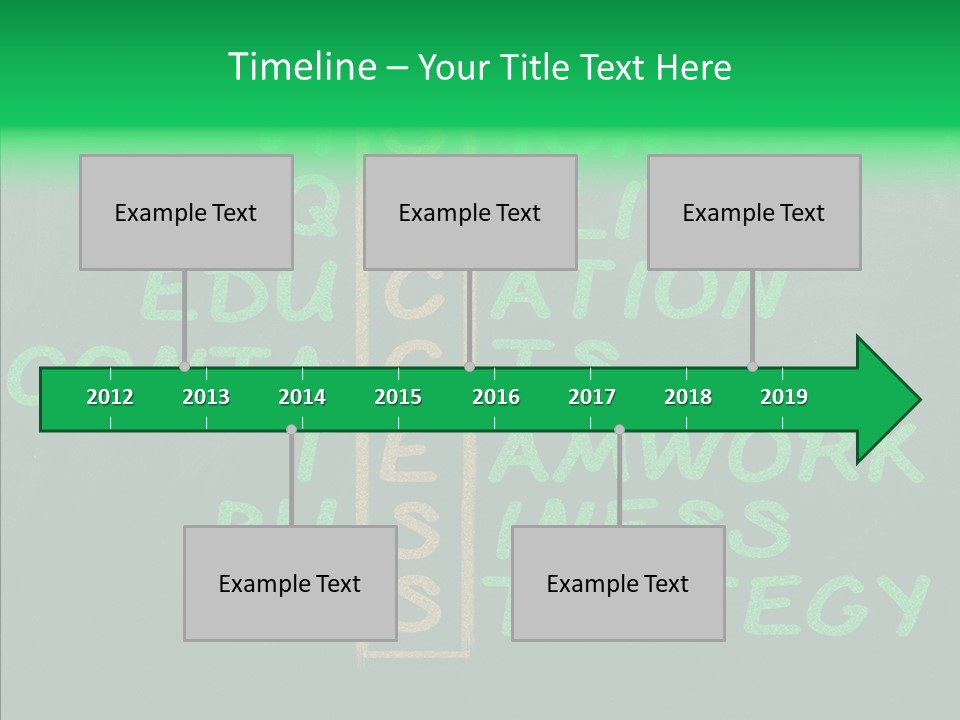 Green Ideas White PowerPoint Template