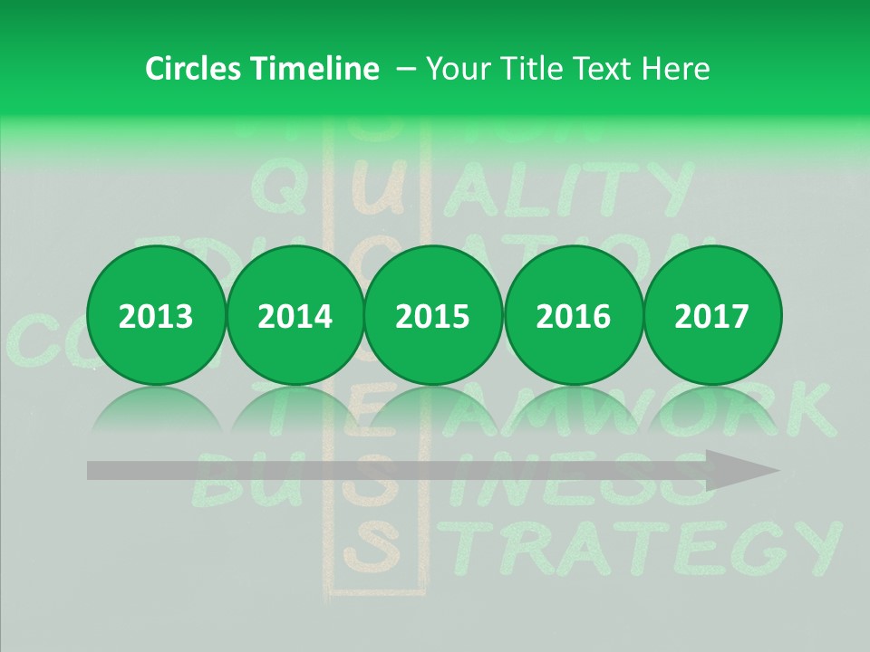 Green Ideas White PowerPoint Template