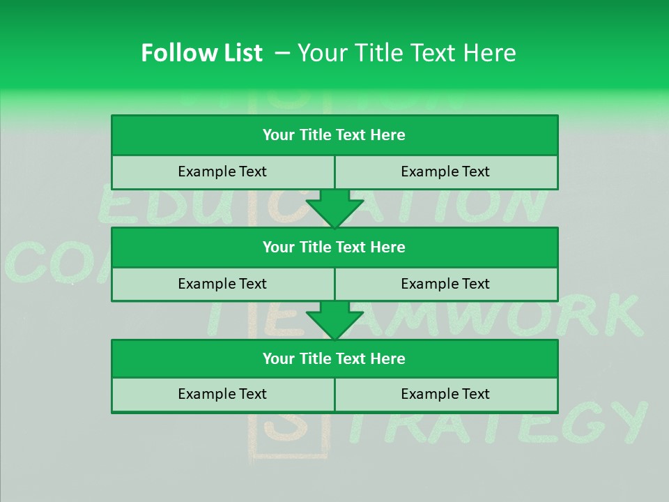 Green Ideas White PowerPoint Template