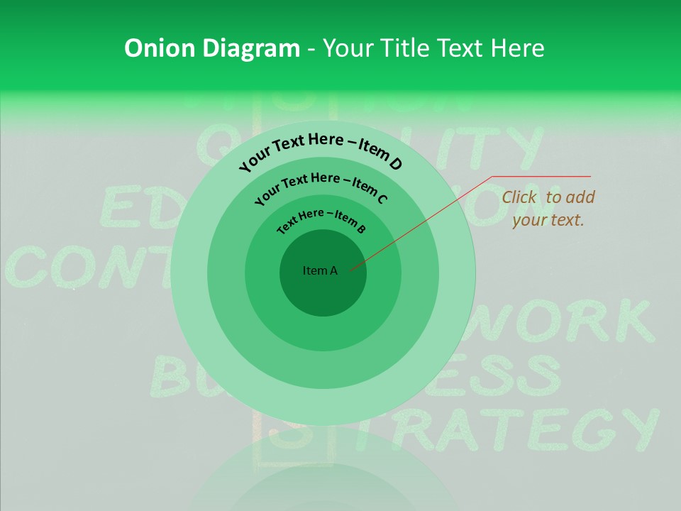 Green Ideas White PowerPoint Template