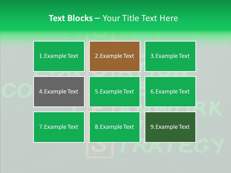 Green Ideas White PowerPoint Template