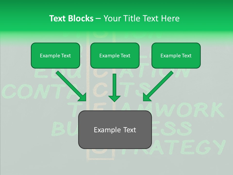 Green Ideas White PowerPoint Template