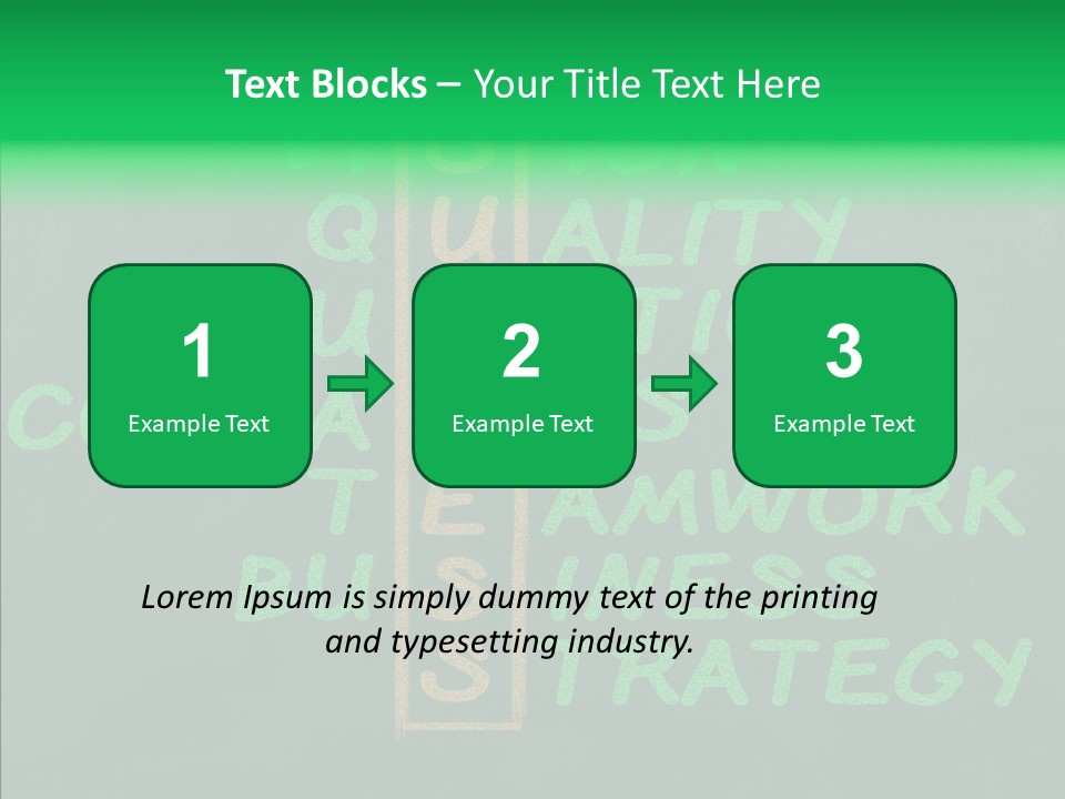 Green Ideas White PowerPoint Template