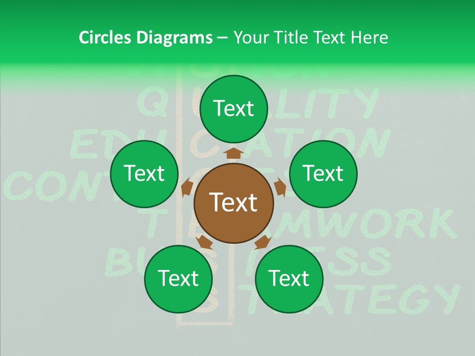 Green Ideas White PowerPoint Template