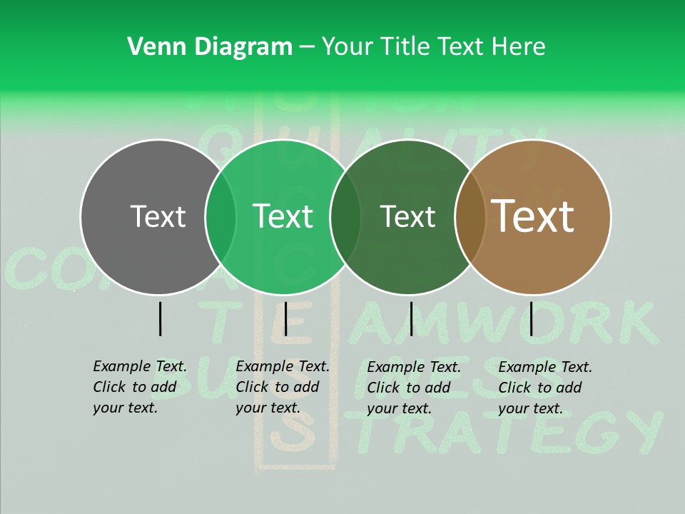 Green Ideas White PowerPoint Template