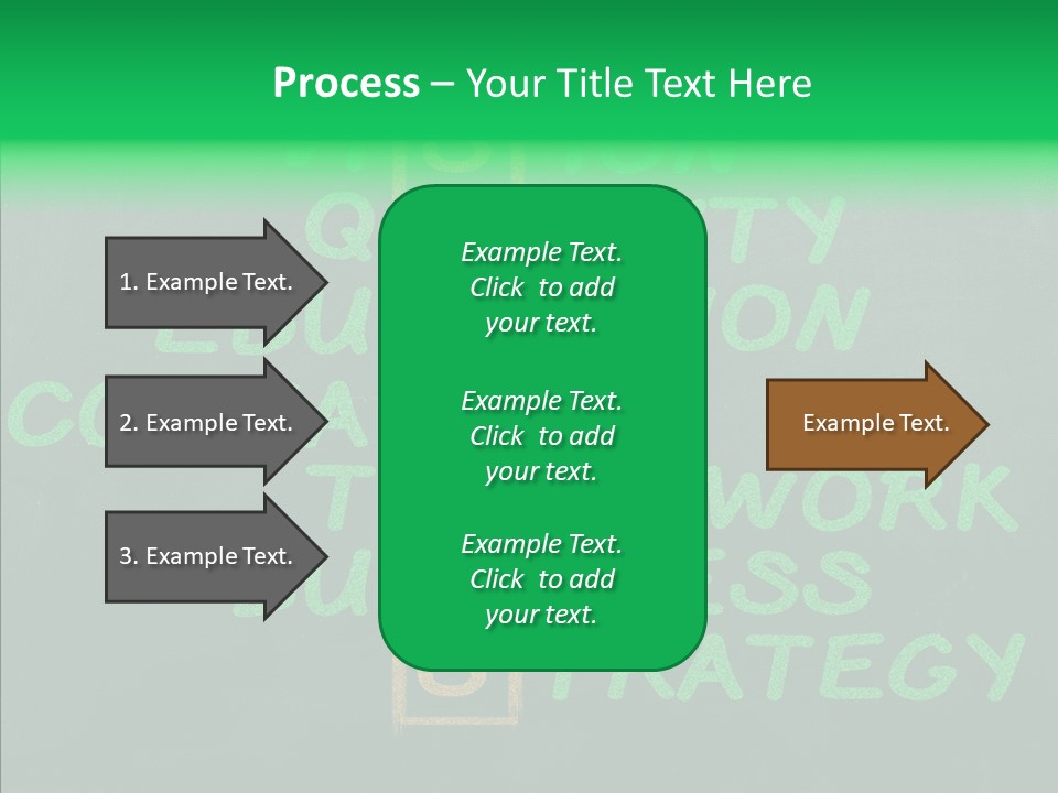Green Ideas White PowerPoint Template