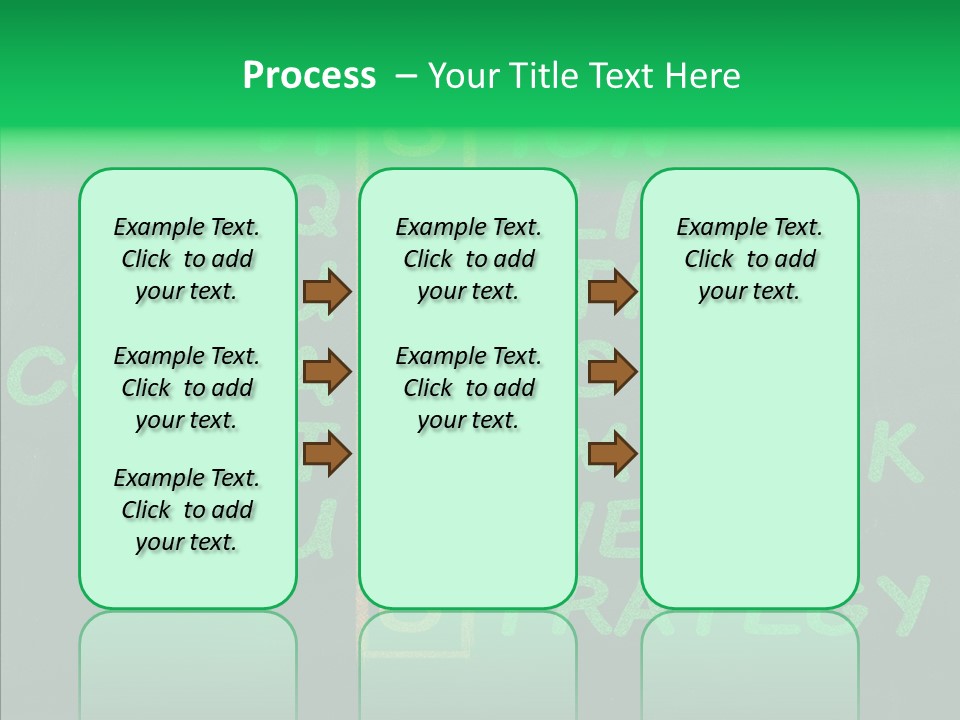Green Ideas White PowerPoint Template