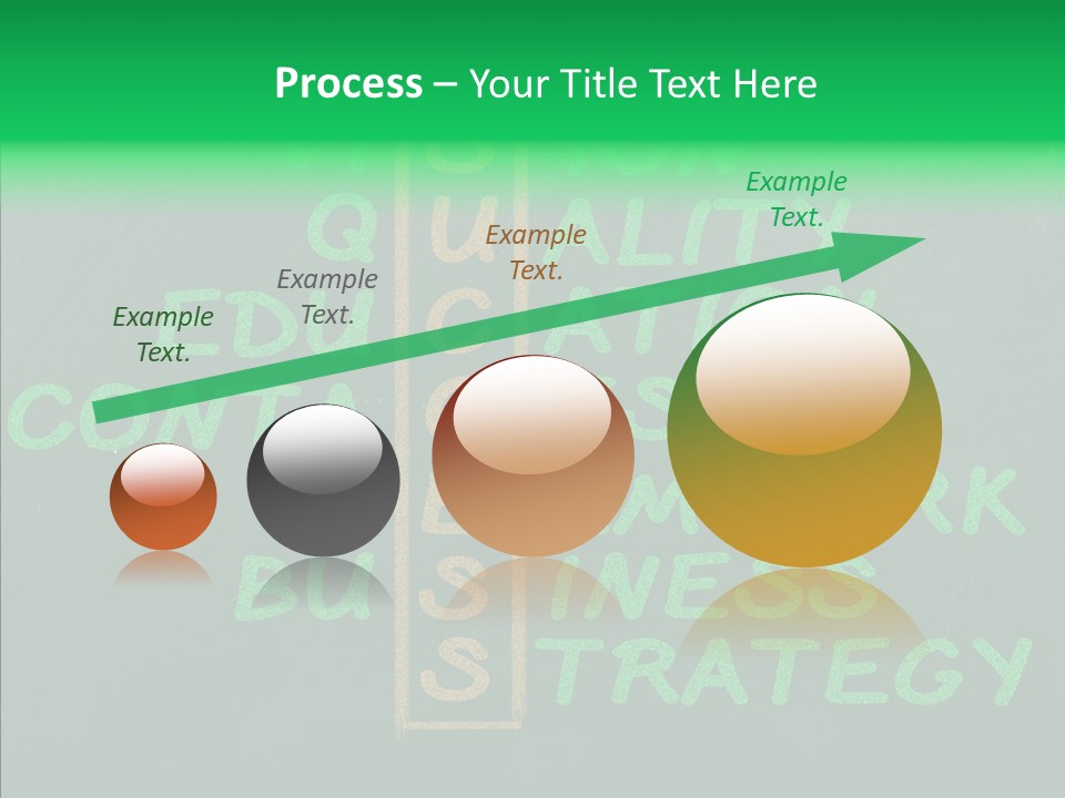 Green Ideas White PowerPoint Template