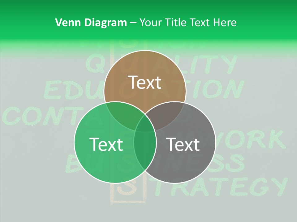Green Ideas White PowerPoint Template