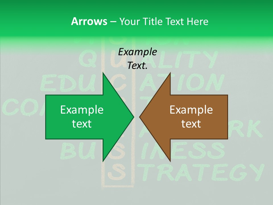 Green Ideas White PowerPoint Template