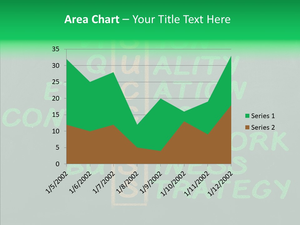 Green Ideas White PowerPoint Template