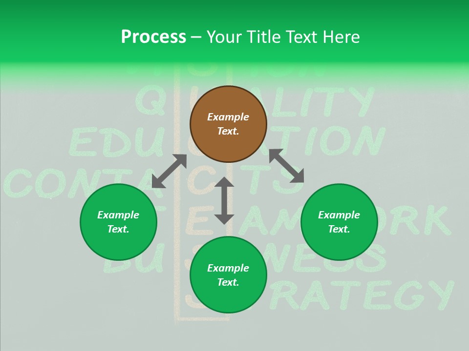 Green Ideas White PowerPoint Template