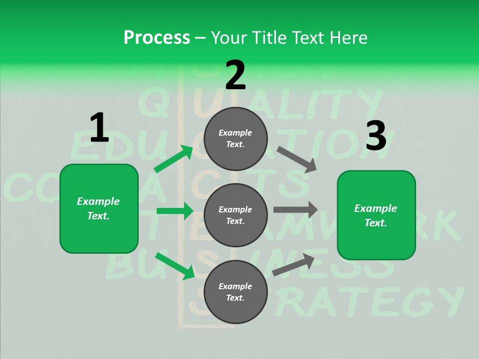 Green Ideas White PowerPoint Template
