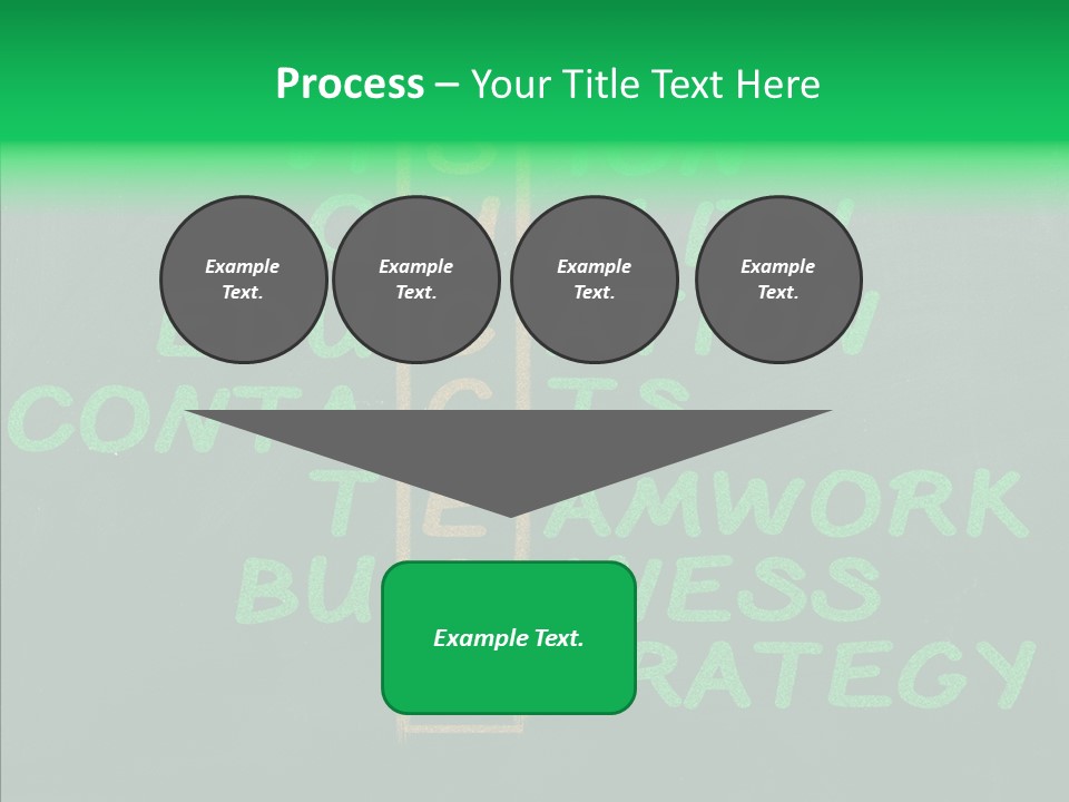 Green Ideas White PowerPoint Template