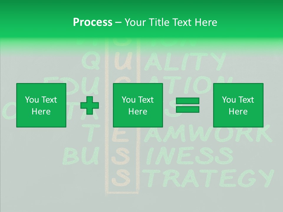 Green Ideas White PowerPoint Template