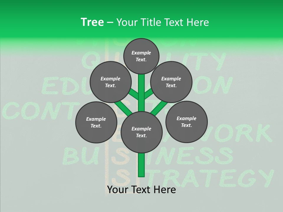 Green Ideas White PowerPoint Template