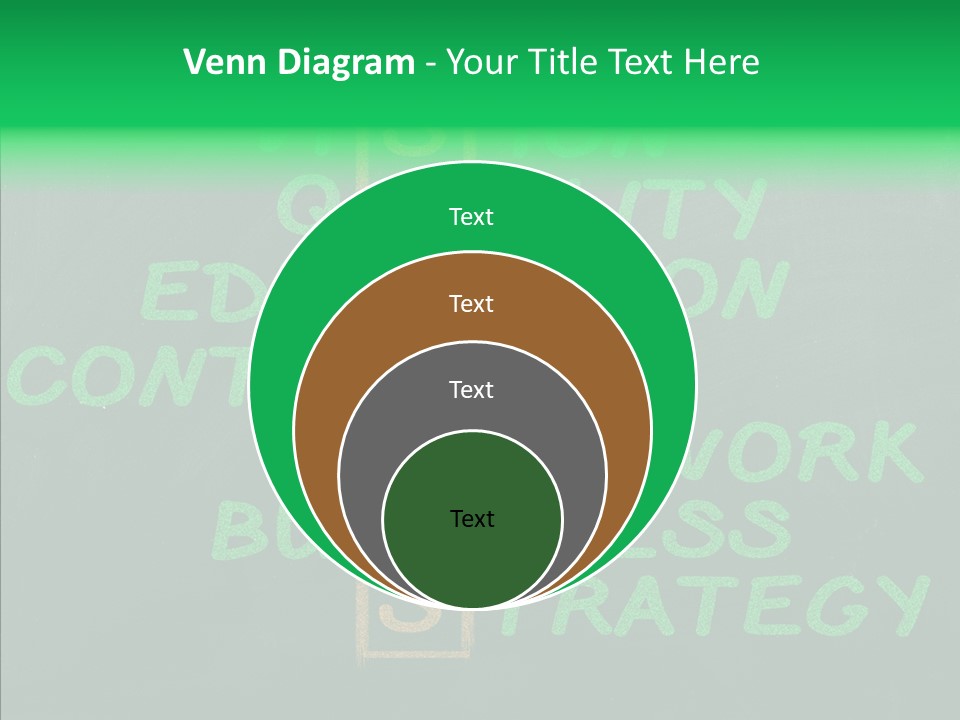Green Ideas White PowerPoint Template