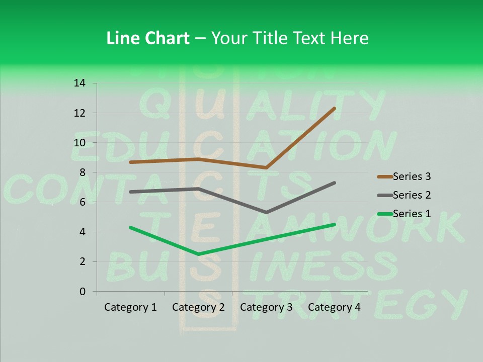 Green Ideas White PowerPoint Template