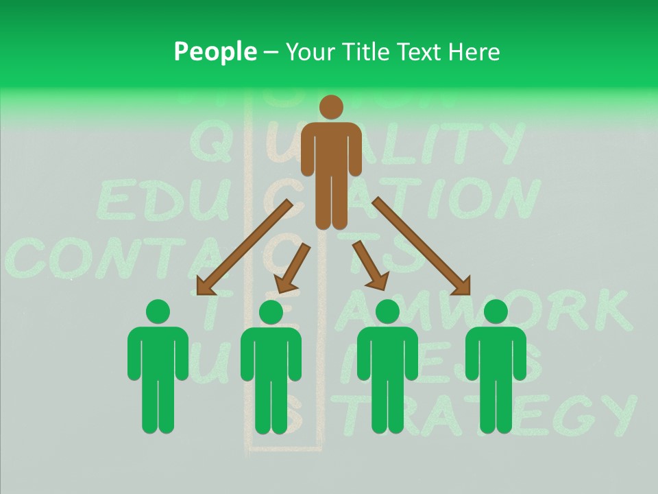 Green Ideas White PowerPoint Template