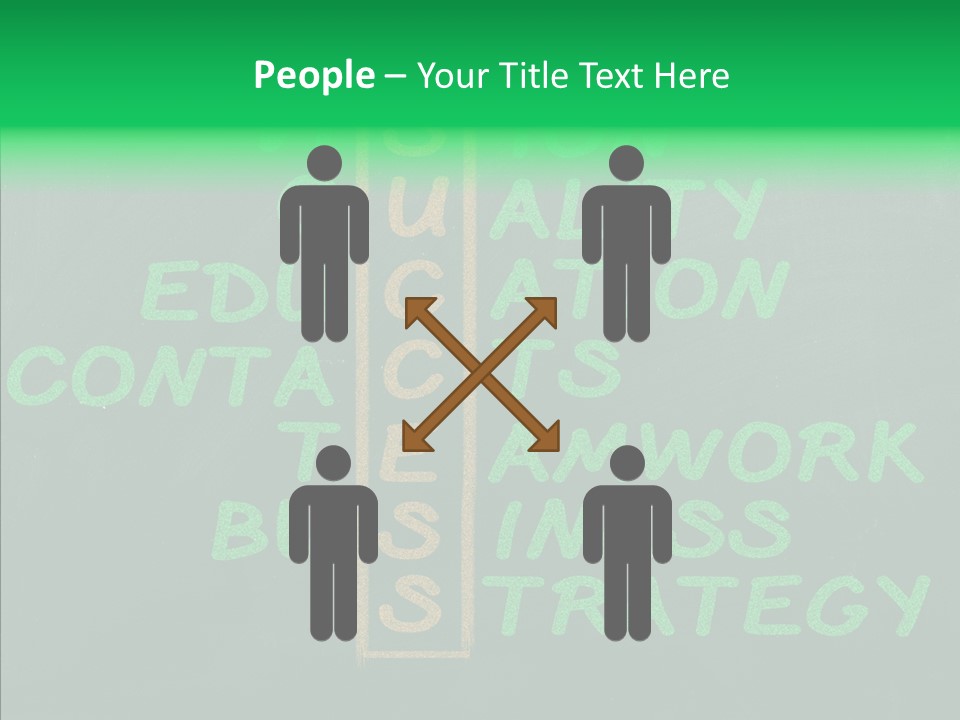 Green Ideas White PowerPoint Template