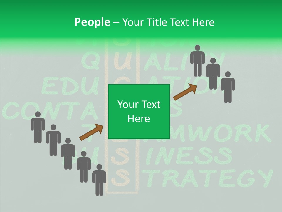 Green Ideas White PowerPoint Template