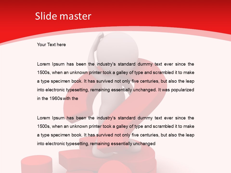 Mark Negative Symbol PowerPoint Template