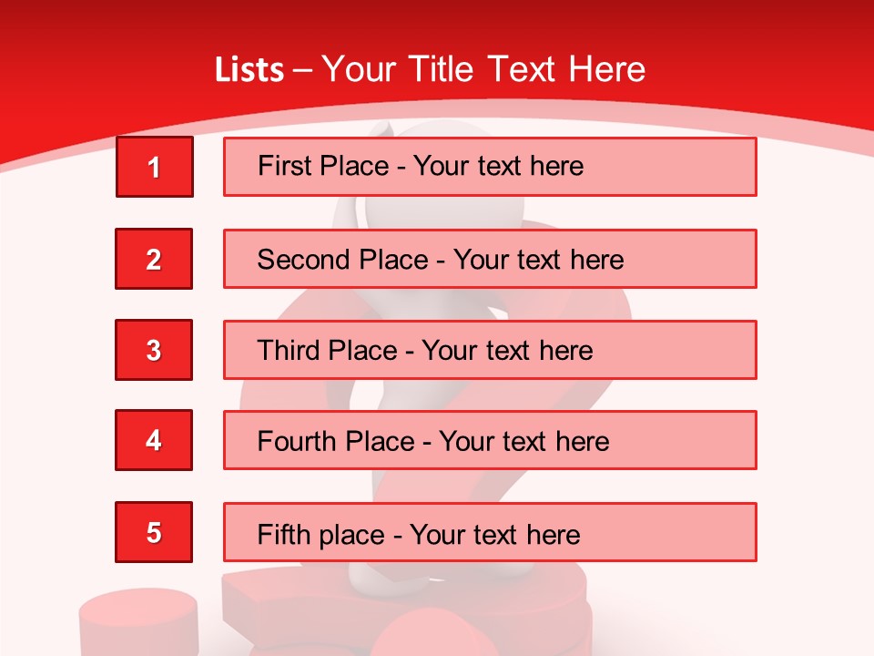 Mark Negative Symbol PowerPoint Template