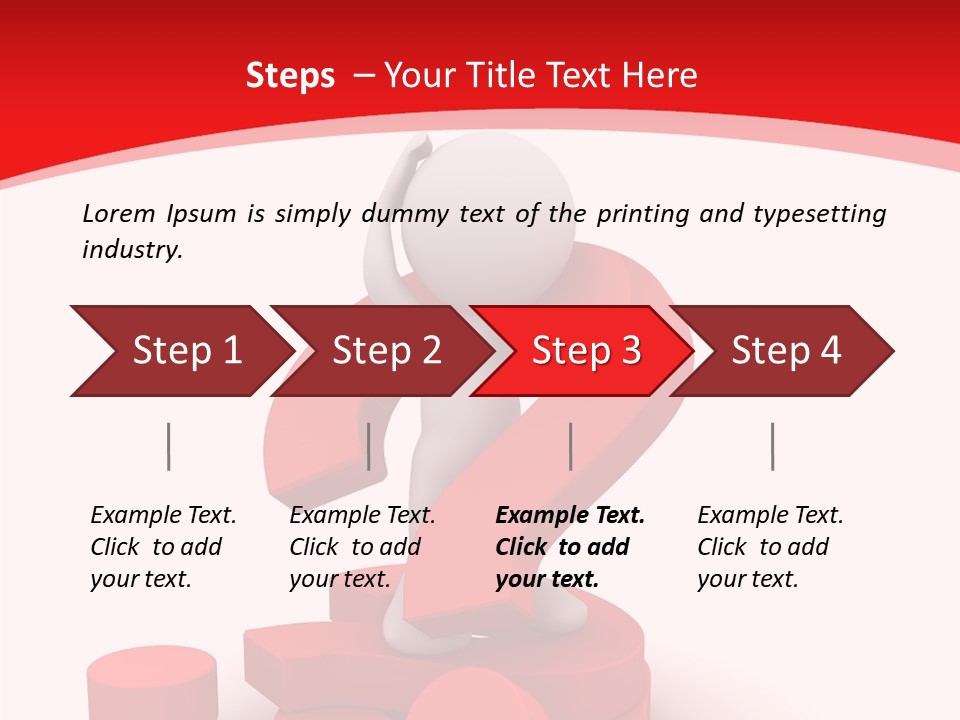 Mark Negative Symbol PowerPoint Template