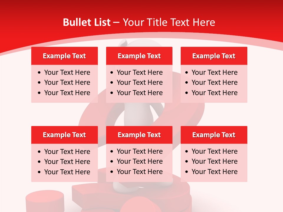 Mark Negative Symbol PowerPoint Template