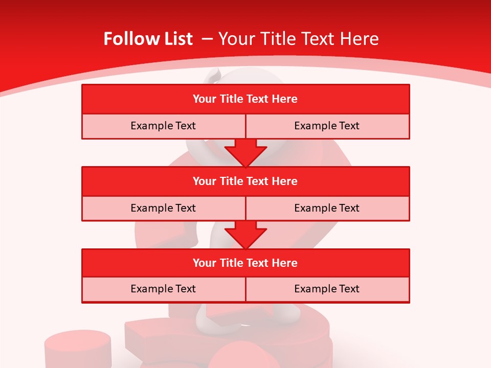 Mark Negative Symbol PowerPoint Template