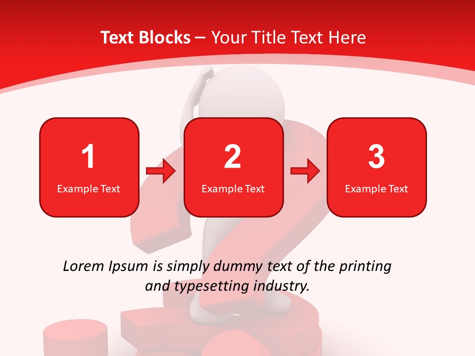 Mark Negative Symbol PowerPoint Template