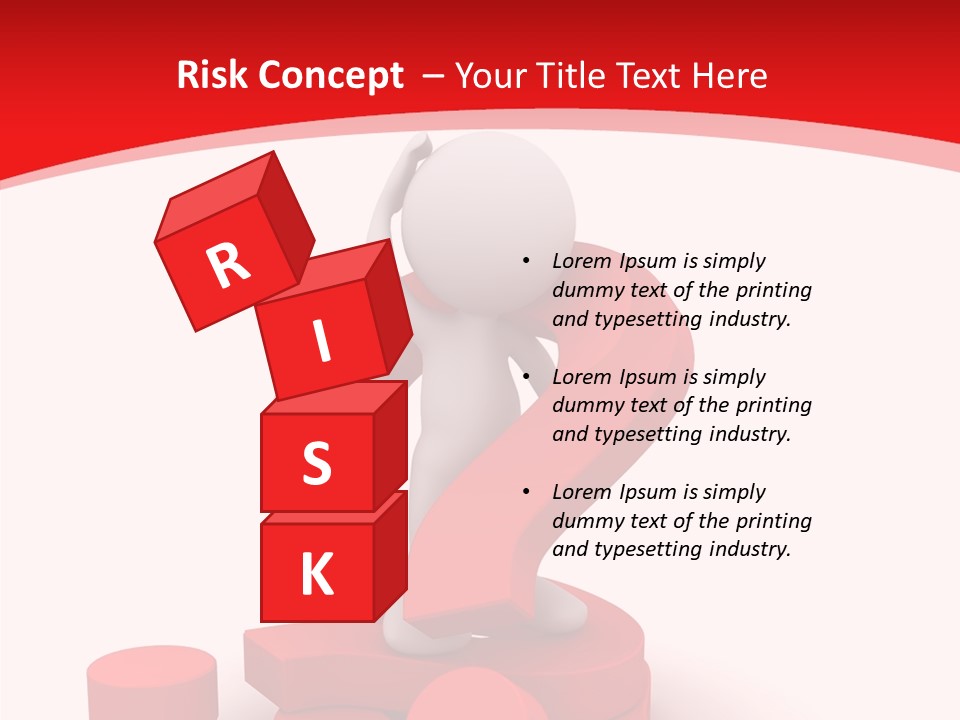 Mark Negative Symbol PowerPoint Template