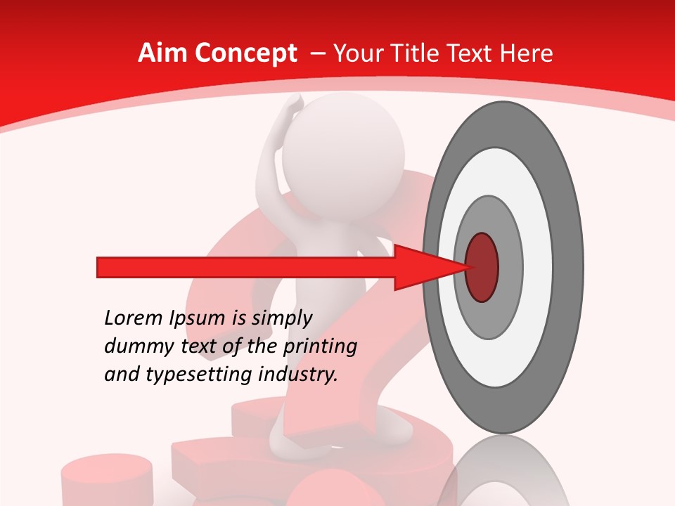 Mark Negative Symbol PowerPoint Template