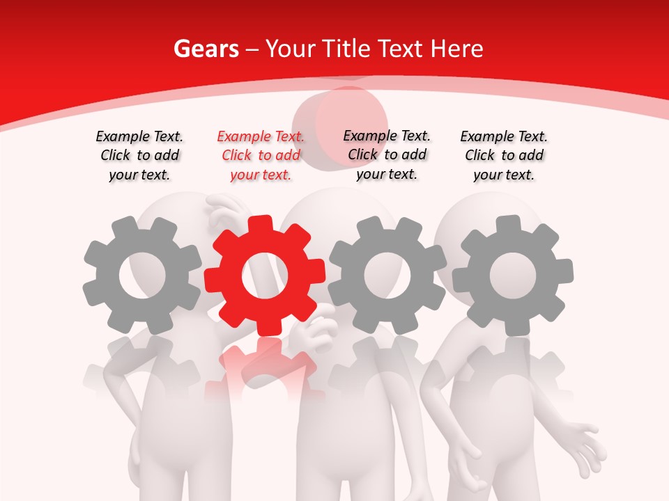 Person Business Service PowerPoint Template